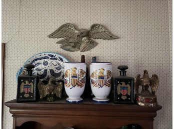 MID CENTURY PATRIOTIC EAGLE LOT