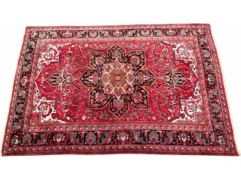 VINTAGE PERSIAN HERIZ HANDMADE ROOM SIZE CARPET