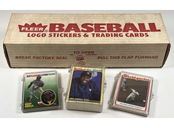 1989 FLEER BASEBALL SET w/ (3) SMALLER SETS