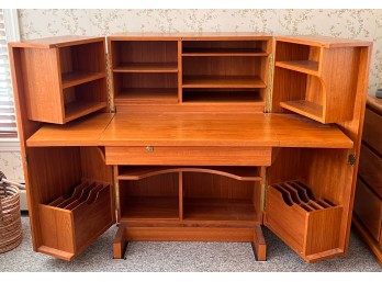 MCM 'MAGIC BOX' FOLD OUT DESK
