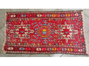 SEMI-ANTIQUE HERIZ ORIENTAL SCATTER RUG