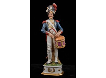 ITALIAN PORCELAIN NAPOLEONIC SOLDIER by DI PIETRO