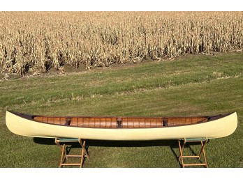 CIRCA 1900 13' RACINE CANOE