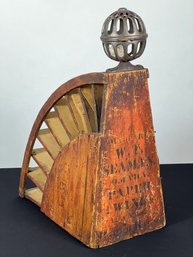 RARE W.T. SEAMAN COUNTER TOP PAPER BAG DISPENSER