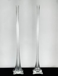 PAIR OF LARGE MID CENTURY VASES
