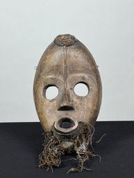 DAN MASK WITH NATURAL FIBER HAIR & BEARD