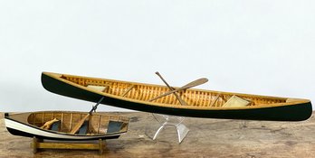 DECORATIVE CANOE And ROWBOAT MODELS