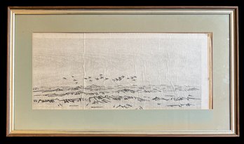 DAN MILLER (b. 1961) Woodblock Print