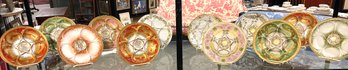 (12) ANTIQUE HAVILAND LIMOGES OYSTER PLATES