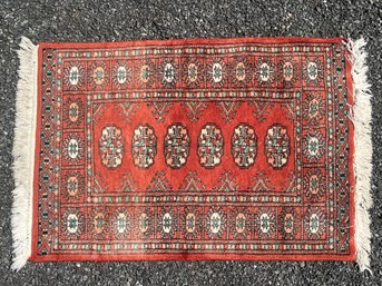 BOKHARA HANDMADE WOOL ORIENTAL SCATTER RUG