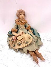 1930s ITALIAN LENCI BOUDOIR DOLL