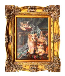 DECORATIVE ACRYLIC On CANVAS Of CATS