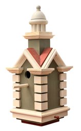 DECORATIVE WOODEN BIRDHOUSE
