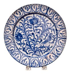 GLAZED EARTHENWARE PLATE