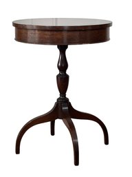 DIMINUTIVE GEORGE III MAHOGANY (1) DRAWER STAND