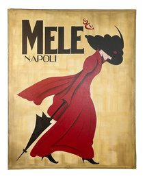 VERY LARGE MELE NAPOLI OIL On CANVAS