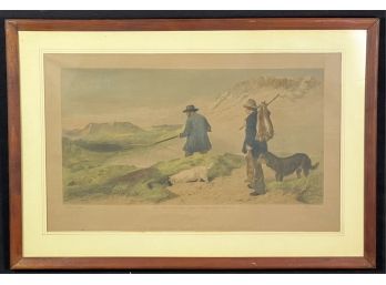 (19th C) WILLIAM H. SIMMONS 'RABBITS' ENGRAVING