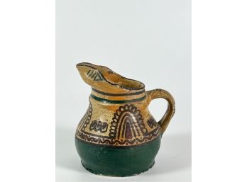PAINTED 'ROMANIA 1918' CERAMIC PITCHER