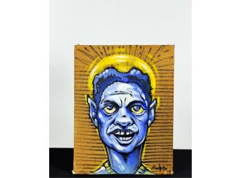 AUKS ONE (21st C) 'PORTRAIT w HALO'