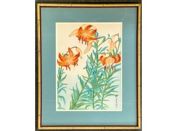 ZUIGETSU IKEDA (1877-1944) 'TIGER LILLIES'