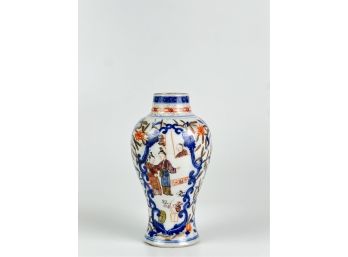 HAND PAINTED & ENAMELED CHINESE VASE