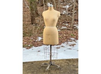 VINTAGE 'WOLFE MODEL' CAST IRON DRESS FORM