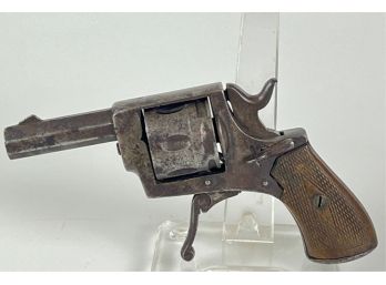 ANTIQUE BRITISH BULLDOG (6) SHOT REVOLVER