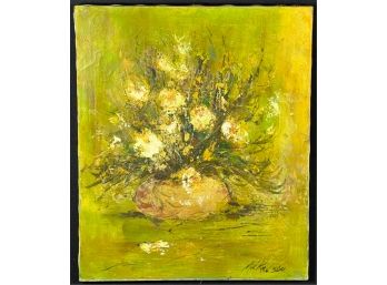 JAMES MICKELSON (1926-1998) 'STILL LIFE w FLOWERS'