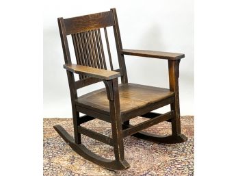 MISSION OAK ROCKING CHAIR