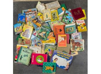 GROUP VINTAGE CHILDREN'S PICTURE & CHAPTER BOOKS