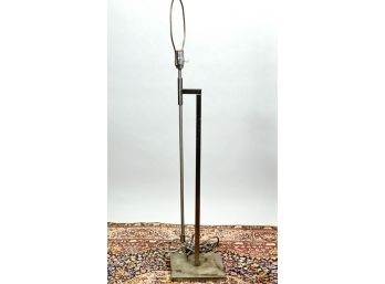 LAUREL TELESCOPING CHROME FLOOR LAMP