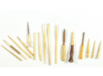 GROUP SAILOR MADE SEWING IMPLEMENTS & TOOLS