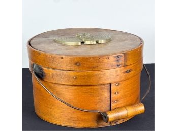 SHAKER PANTRY BOX w EAGLE DECORATION