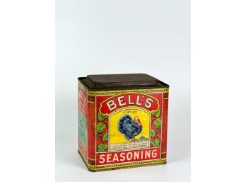 BELL'S SEASONING PAPER LABEL ADVERTISING TIN