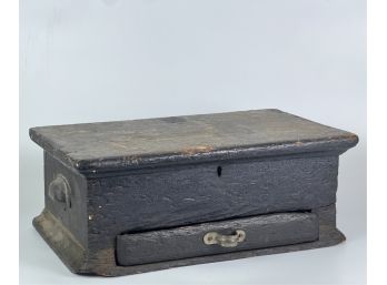 VINTAGE HAND MADE TOOL CHEST w OLD CRUSTY SURFACE