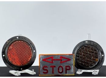 (3) REFLECTORS: STOP, DO-RAY & GLO-BRITE