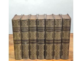 (7) VOLUMES SIR WALTER SCOTT'S WAVERLEY NOVELS