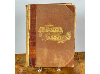 CARD ALBUM w COLLECTION OF MISC ENGRAVINGS