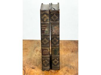 (2) VOLUMES 1825 'WORKS OF LORD BYRON'