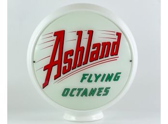 DOUBLE SIDED ASHLAND FLYING OCTANES GAS GLOBE