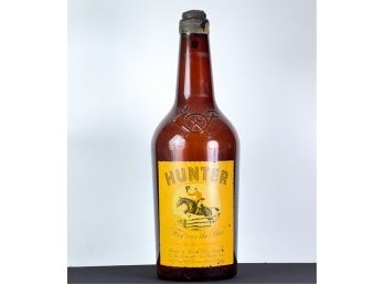 (2) GALLON HUNTER 'FIRST OVER BARS' WHISKEY BOTTLE