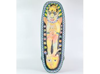 WASHINGTON LEDESMA (20th C) 'PERUVIAN FIGURE'