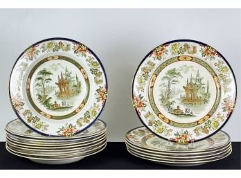 SET ROYAL DOULTON SOUP & DINNER PLATES
