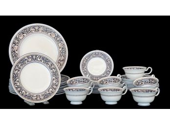 WEDGWOOD FLORENTINE BONE CHINA SET