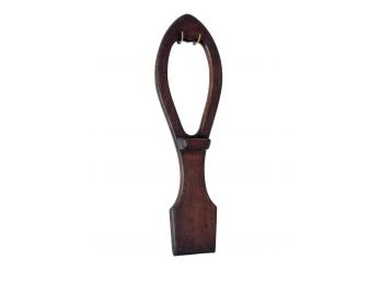 (19thc) MAHOGANY BOOT JACK