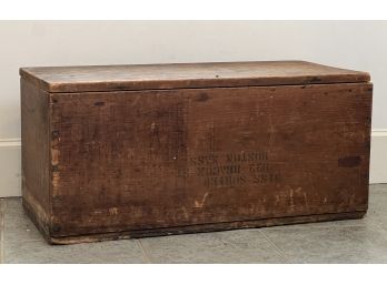 ANTIQUE PINE (6) BOARD BOX