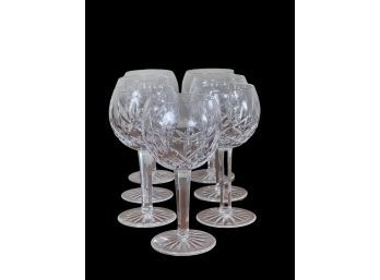 (7) WATERFORD CRYSTAL WATER GLASSES