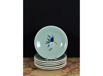 SET (6) ILSE CLAESSON FOR RORSTRAND DESSERT PLATES