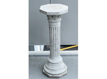 CAST STONE PEDESTAL