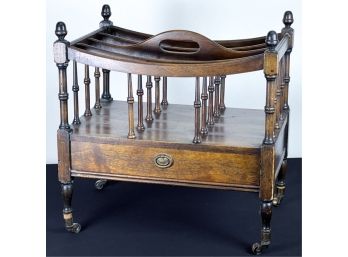 H. SACKS & SONS MAHOGANY CANTERBURY